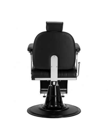 Fotel barberski Gabbiano Elias czarny