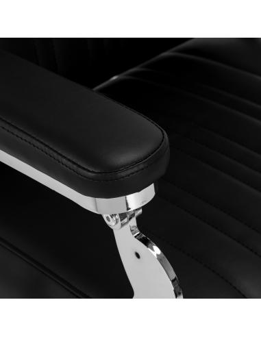 Fotel barberski Gabbiano Elias czarny