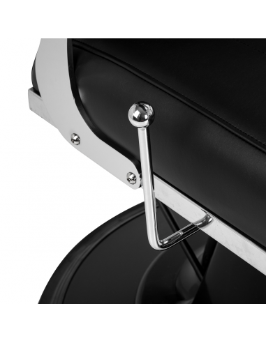 Fotel barberski Gabbiano Elias czarny