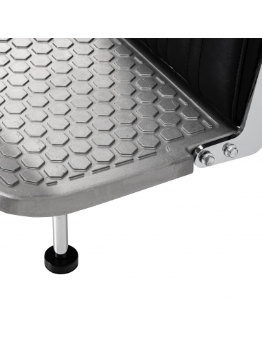 Fotel barberski Gabbiano Elias czarny