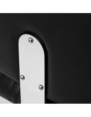 Fotel barberski Gabbiano Elias czarny