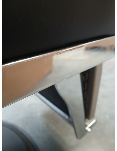 Fotel barberski Gabbiano Elias czarny