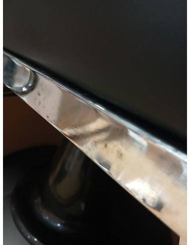 Fotel barberski Gabbiano Elias czarny