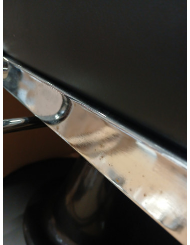 Fotel barberski Gabbiano Elias czarny