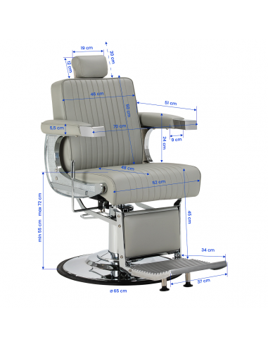 Fotel barberski Gabbiano Visionerio...