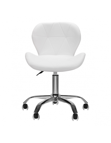 Taboret kosmetyczny QS-06 biały