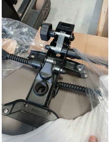 Taboret kosmetyczny 1025 szary Giovanni