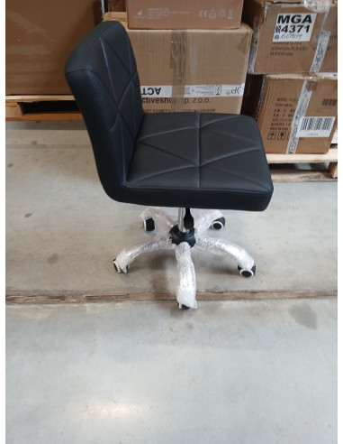 Krzesło kosmetyczne A-529 czarne