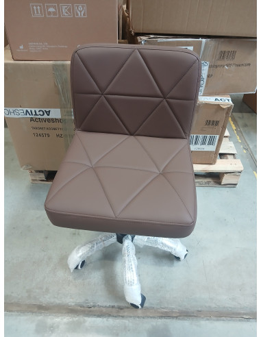 Krzesło kosmetyczne A-529 Brązowe