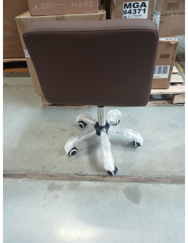 Krzesło kosmetyczne A-529 Brązowe