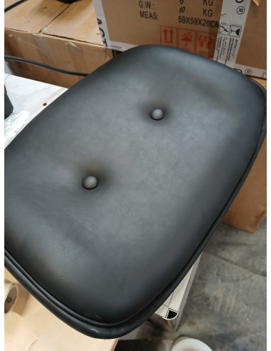 Gabbiano taboret Florencja czarny