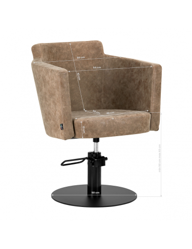 Gabbiano fotel fryzjerski Roma square...