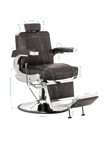 Fotel barberski Hair System BM88066...