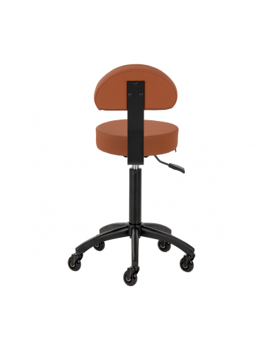 Taboret fryzjerski Gabbiano D026 brązowy