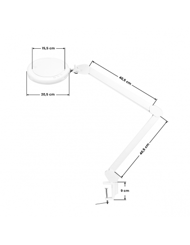 Lampa lupa led Glow 8021 reg. barwa...