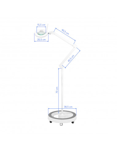 Lampa lupa led Glow 8021 reg. barwa...