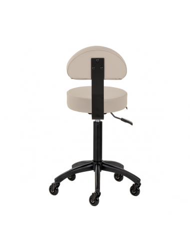 Taboret fryzjerski Gabbiano D026 beżowy