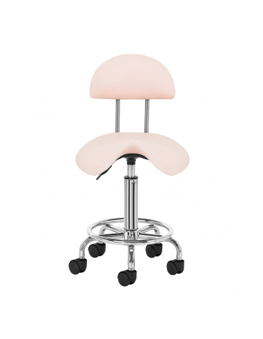 Taboret kosmetyczny 6001 różowy