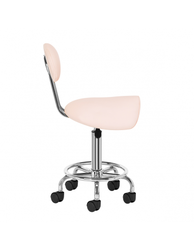 Taboret kosmetyczny 6001 różowy