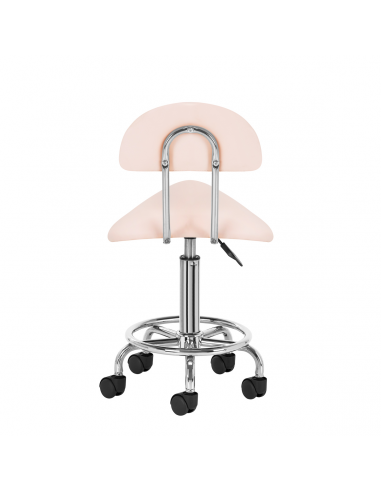 Taboret kosmetyczny 6001 różowy