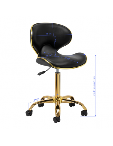 Gabbiano taboret kosmetyczny Q-4599G...