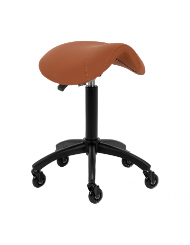 Taboret fryzjerski Gabbiano D032 brązowy
