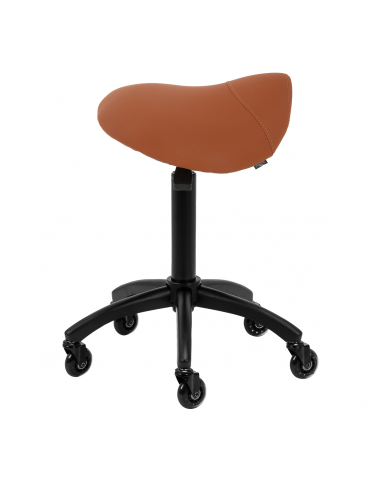 Taboret fryzjerski Gabbiano D032 brązowy