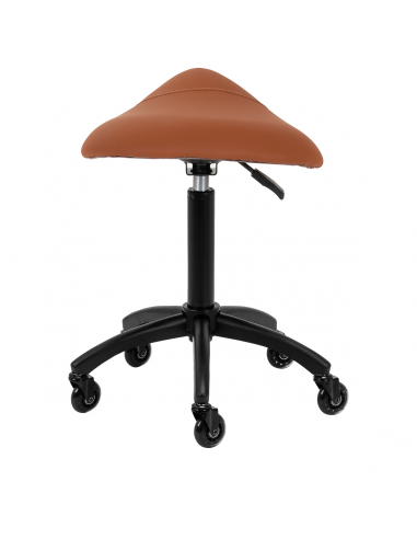 Taboret fryzjerski Gabbiano D032 brązowy