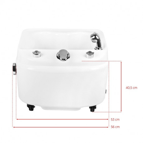 BRODZIK AZZURRO DO PEDICURE Z HYDROMASAŻEM A023