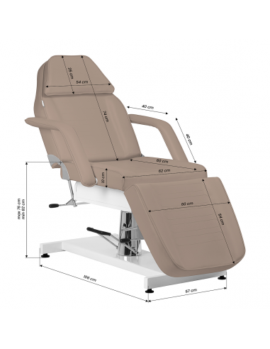 Fotel kosmetyczny hydrauliczny Sillon...