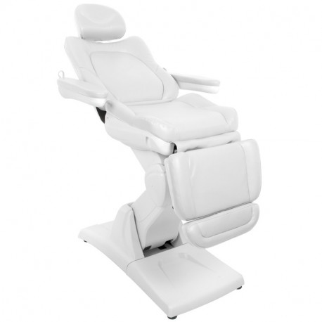 FOTEL KOSMETYCZNY ELEKTR. AZZURRO 870 3 SILN. BIAŁY