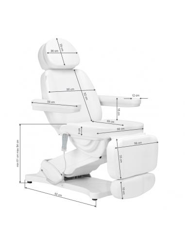 Fotel kosmetyczny elektryczny Sillon...