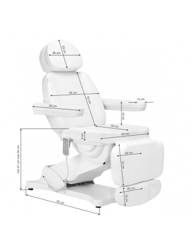 Elektryczny fotel kosmetyczny SILLON...