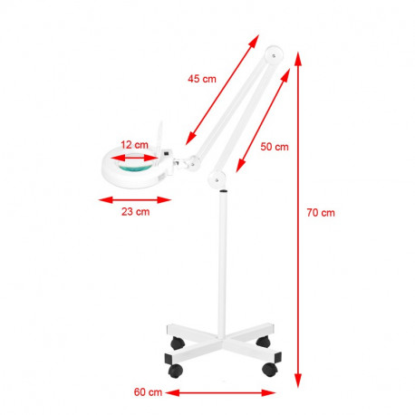 LAMPA LUPA LED S4 + STATYW