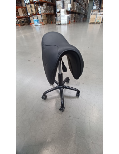 Taboret Kosmetyczny Siodło PZ-634 Czarne