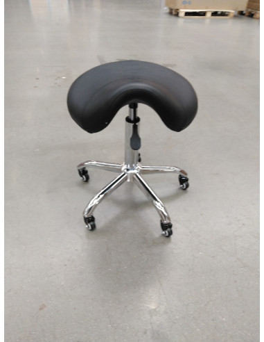Taboret Kosmetyczny PZ-002 Siodło Czarne