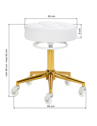 Taboret fryzjerski Gabbiano D054G...