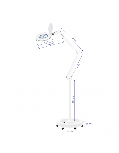 Lampa lupa Elegante 6031 60 led smd...