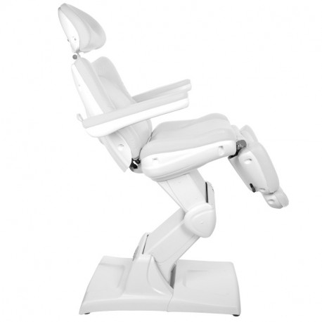 FOTEL KOSMETYCZNY ELEKTR. AZZURRO 870 3 SILN. BIAŁY