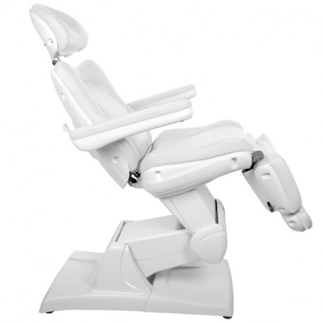 FOTEL KOSMETYCZNY ELEKTR. AZZURRO 870 3 SILN. BIAŁY