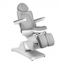 FOTEL KOSMETYCZNY ELEKTR. AZZURRO 870S PEDI 3 SILN. SZARY