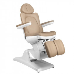 FOTEL KOSMETYCZNY ELEKTR. AZZURRO 870S PEDI 3 SILN. CAPPUCCINO 2