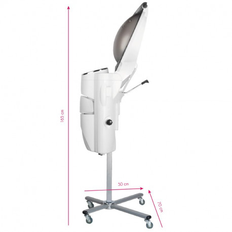 GABBIANO SAUNA STOJĄCA L-109S BIAŁA Z AKTYWNYM OZOZNEM